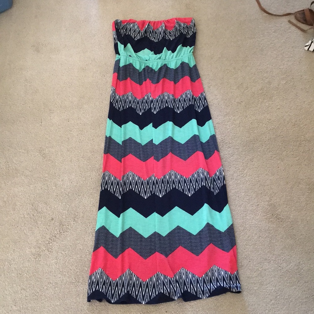 Patterned maxi dress